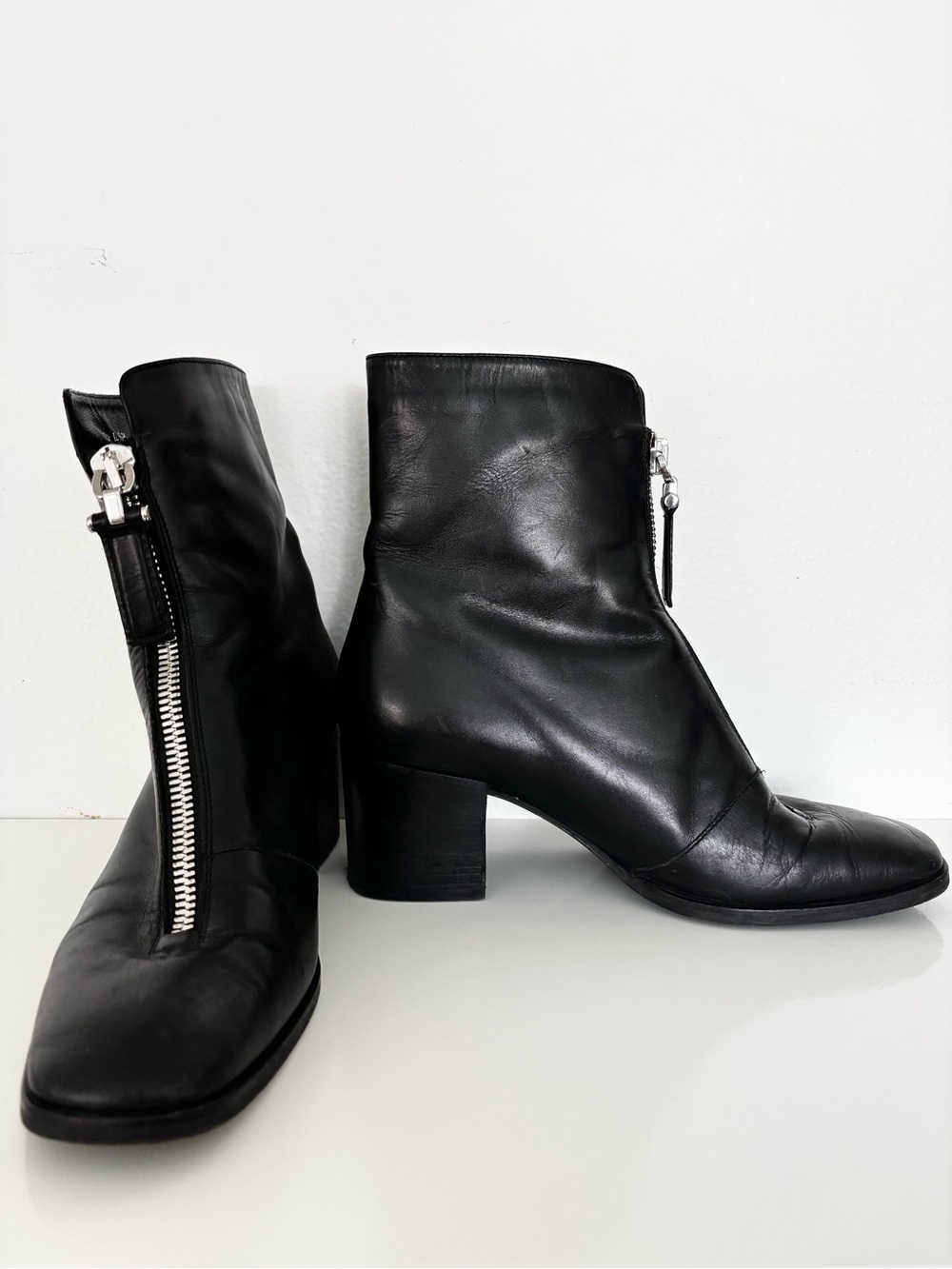 Aquatalia Black Leather Boots